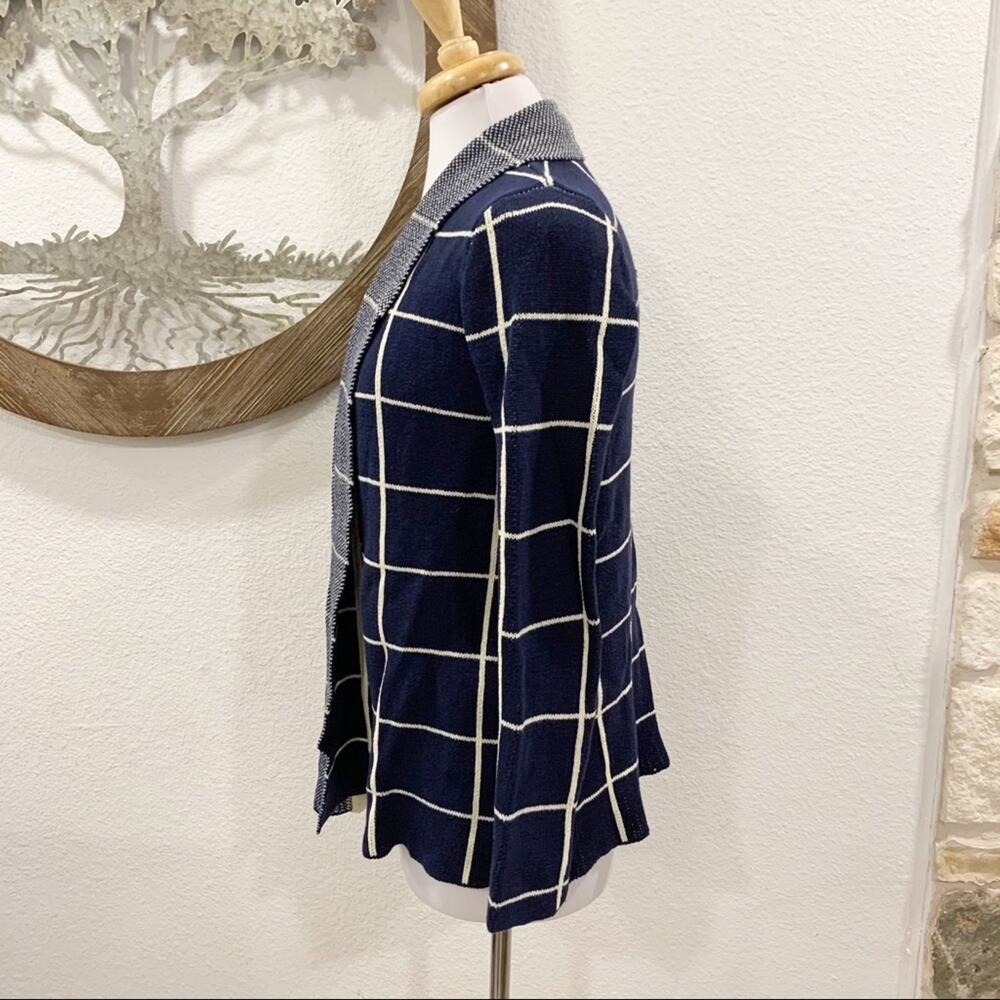 Modcloth Simply Snuggly Windowpane Open Cardigan … - image 3